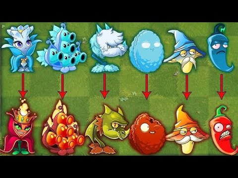 40 Plants Team RED Vs Blue Battlez Who Will Win ? -Pvz  2 Plant vs Plants