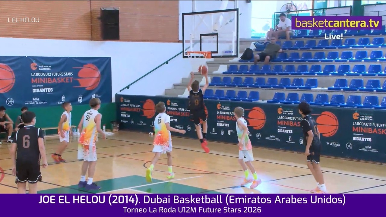 JOE EL HELOU (2014). Dubai Basketball.- Torneo Internacional U12M Future Stars LA RODA 2026
