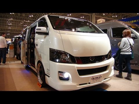 (HD)NISSAN CARAVAN NV350 modified 日産キャラバンNV350カスタム - 東京オートサロン2016