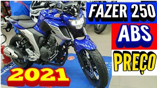 YAMAHA FAZER 250 2021 ABS PREÇO E CORES