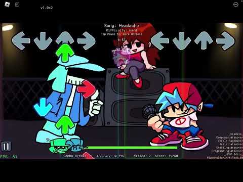 Headache with lyrics but I sing it credit to RecD for the lyrics game literally fnf