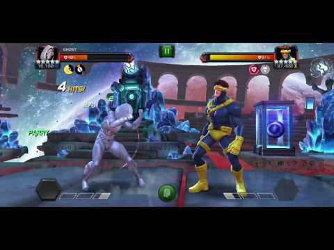 How to use Ghost vs Blue Cyclops - Road to 100% Labyrinth of Legends - Marvel Contest of Champions