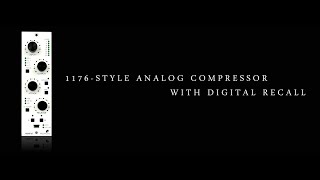 Video thumbnail for WesAudio _MIMAS FET compressor with digital recall - new features! by WesAudio