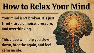 How to Relax Your Mind || Graded Reader || Improve Your English Fluency ✅️