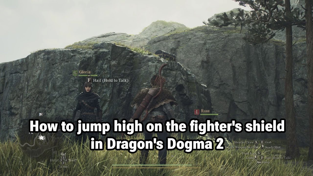 Video How to jump high on the fighter's shield in Dragon's Dogma 2