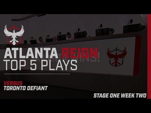 ATLANTA REIGN HIGHLIGHTS: TOP 5 PLAYS vs TORONTO DEFIANT
