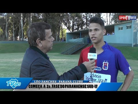 LÉO SANCHES - PARANÁ ESTRÉIA COM VITÓRIA NA 2A. FASE.