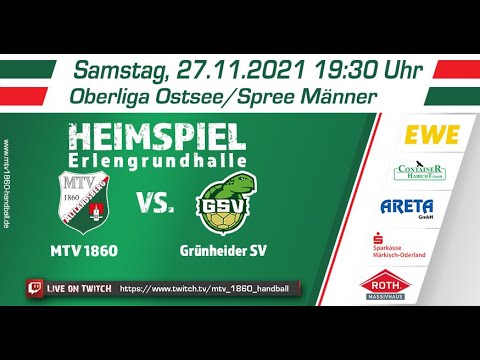 27.11.2021 - MTV 1860 Altlandsberg vs Grünheider SV - Halbzeit 2 - 11:12 (28:18)