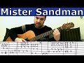 Tutorial: Mister Sandman - Fingerstyle Guitar w/ TAB ...