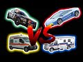 USA Vs ITALIAN Police Ambulance Fire Truck Siren 40 Second Siren Variations