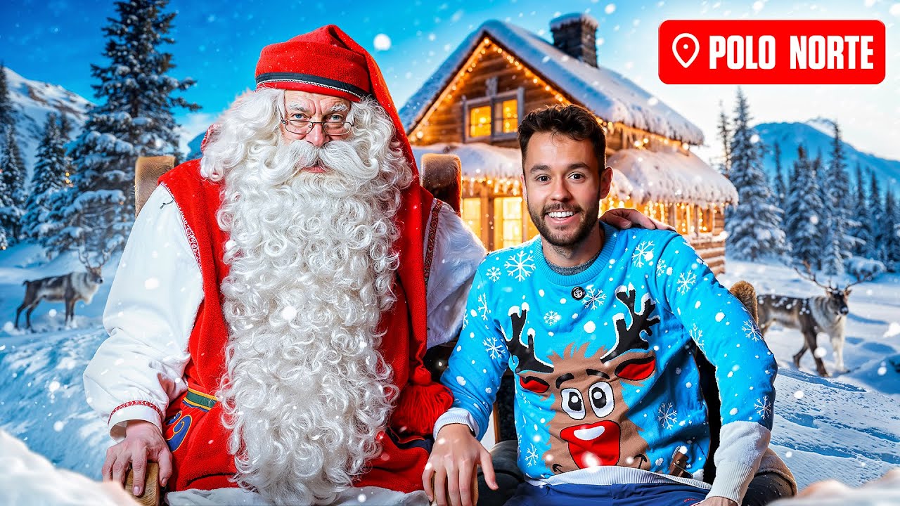 CONOZCO A PAPA NOEL EN EL POLO NORTE - TheGrefg