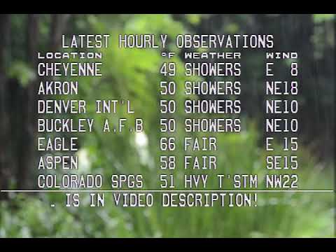 WeatherStar 3000 - Rainy Day - 5/30/21 5:18PM