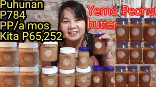 how to make Peanut butter and Yema peanut butter Pang negosyo ... step by step with full costing