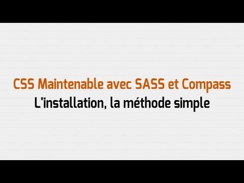 CSS Maintenable avec SASS et Compass 3 14 Installation simple