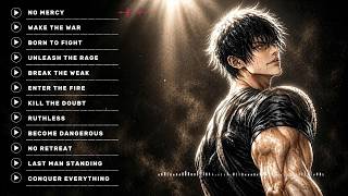 WAR MODE – NO MERCY 💀🔥 | Aggressive Rap Rock Workout Music Playlist | Gym Motivation Anthem
