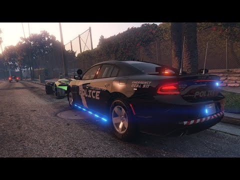 GTA 5 Mods LSPDFR 0.4.1 | Benzo stuck in a cross fire!
