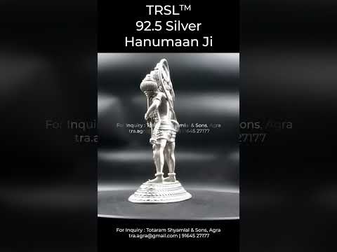 Silver hanuman ji statue