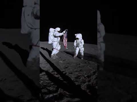 Som ET - 45 - Moon - Apollo 14 - U.S. Flag on the Moon #Shorts