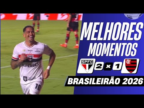 São Paulo 2 x 1 Flamengo | Melhores Momentos (COMPLETO) | Brasileirão 2026