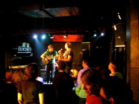 Agatino with Stroke Unit Nurses in "Sinkkasten", Frankfurt-am-Main