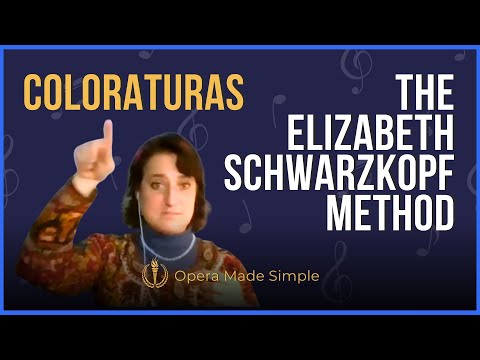 Coloraturas: the Elizabeth Schwarzkopf method. Singing lesson and with Capucine Chiaudani