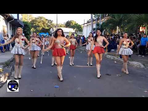 LADIES Y LIONS MUSIC BAND en Desfile del Correo de San Julián 2026, Sonsonate.