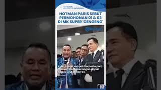 Kubu Anies & Ganjar Gugat untuk Diskualifikasi Gibran, Hotman Paris: Permohonan Super-super Cengeng