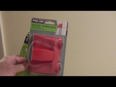 How to Paint Clean Edges and Tall Walls REVIEW Shur-Line Edger
