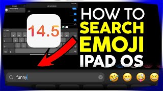 How to Search for Emoji on Ipad iOS 14 5