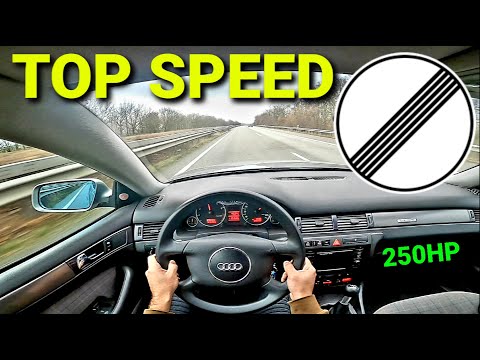 AUDI A6 C5 ALLROAD 2.7T 250PS | TOP SPEED on GERMAN AUTOBAHN | POV drive