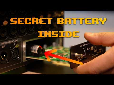 Behringer WLive Card Internal Battery - Quick WING Tips