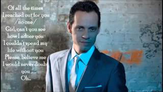 Marc Anthony - No One (Con Letra