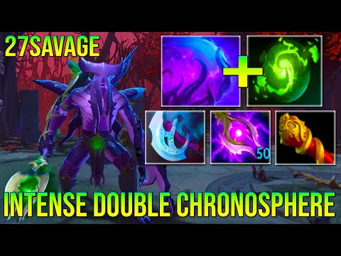 Crazy Double Chronosphere With New Arcana [Faceless Void] FULL TEAM FIGHT