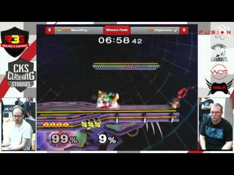 Fusion 3 - Winners Finals - MVG | Mew2King (Sheik) vs CKS | ChipGroove (Fox)