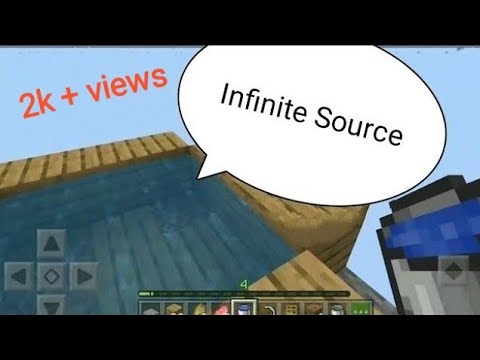 Unbelievable! Make Infinite Water on One Block - Minecraft