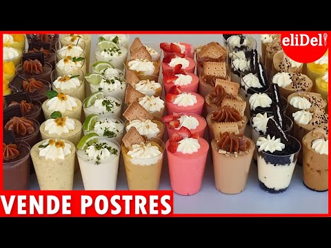 10 POSTRES Con 3 Ingredientes Sin HORNO para VENDER postres Muy RENTABLES