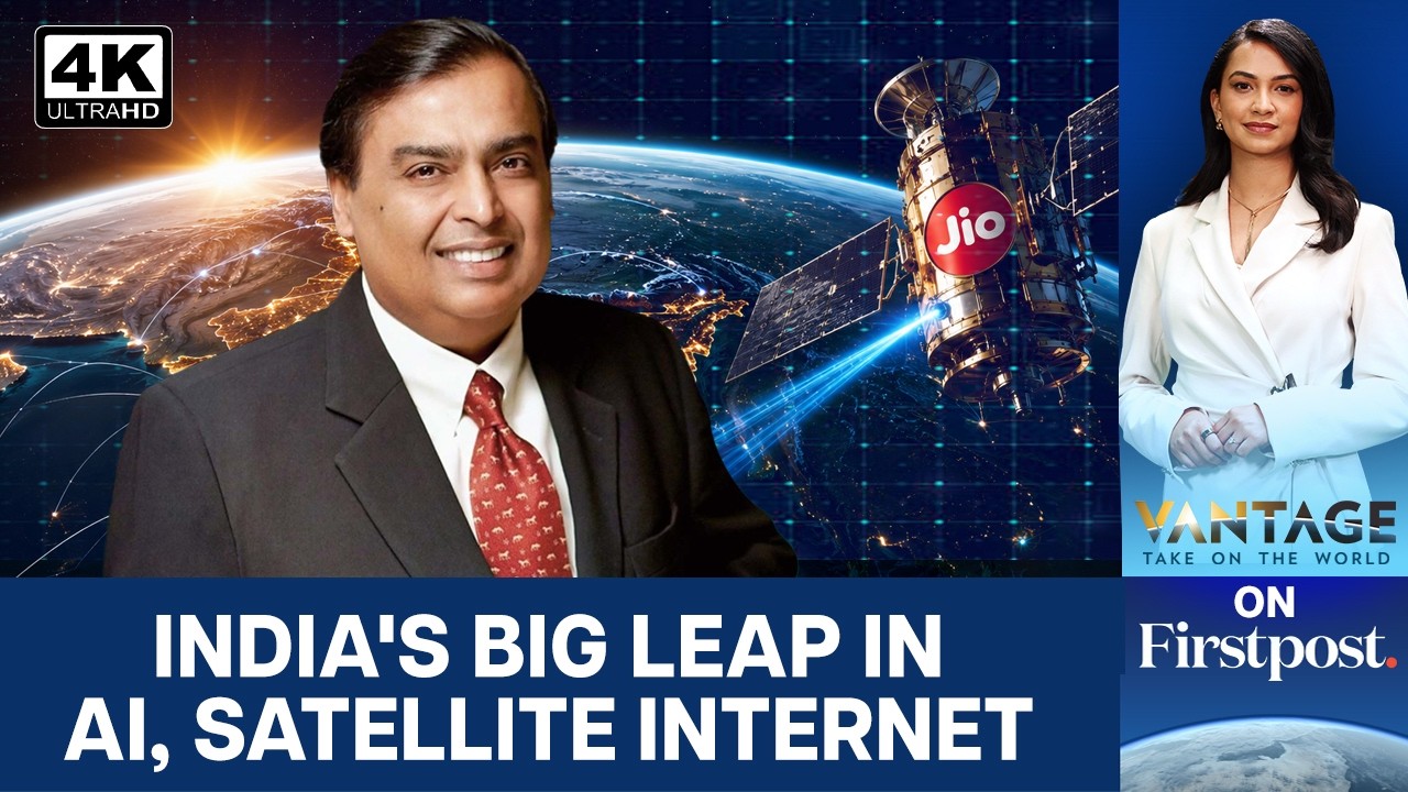 Reliance Announces its Own AI, Satellite Internet and Massive Jio IPO | Vantage on Firstpost