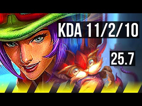 SIVIR & Rakan vs HEIMERDINGER & Blitzcrank (ADC) | Dominating | KR Master | 25.7