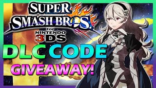 Prize draw for a Super Smash Character DLC code giveaway before they shut codes down for good!
