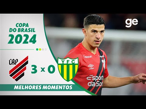 Gols e lances de Athletico Paranaense x Ypiranga-RS