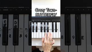 dŸŽ¹BUTTERFLY CRAZY TOWN| Tutorial piano #piano #tutorial #lessons