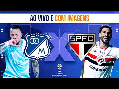 Millonarios x São Paulo - AO VIVO E COM IMAGENS | Sul-americana 2026
