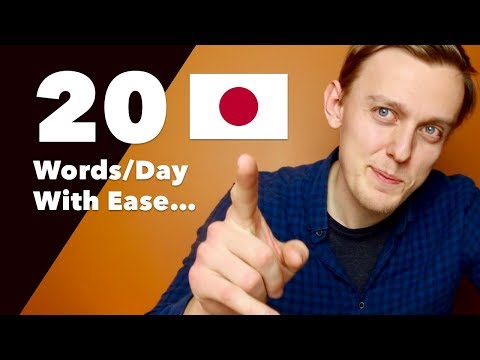 Learning 20 Words/Day With Ease (Learning Japanese, Week 1)
