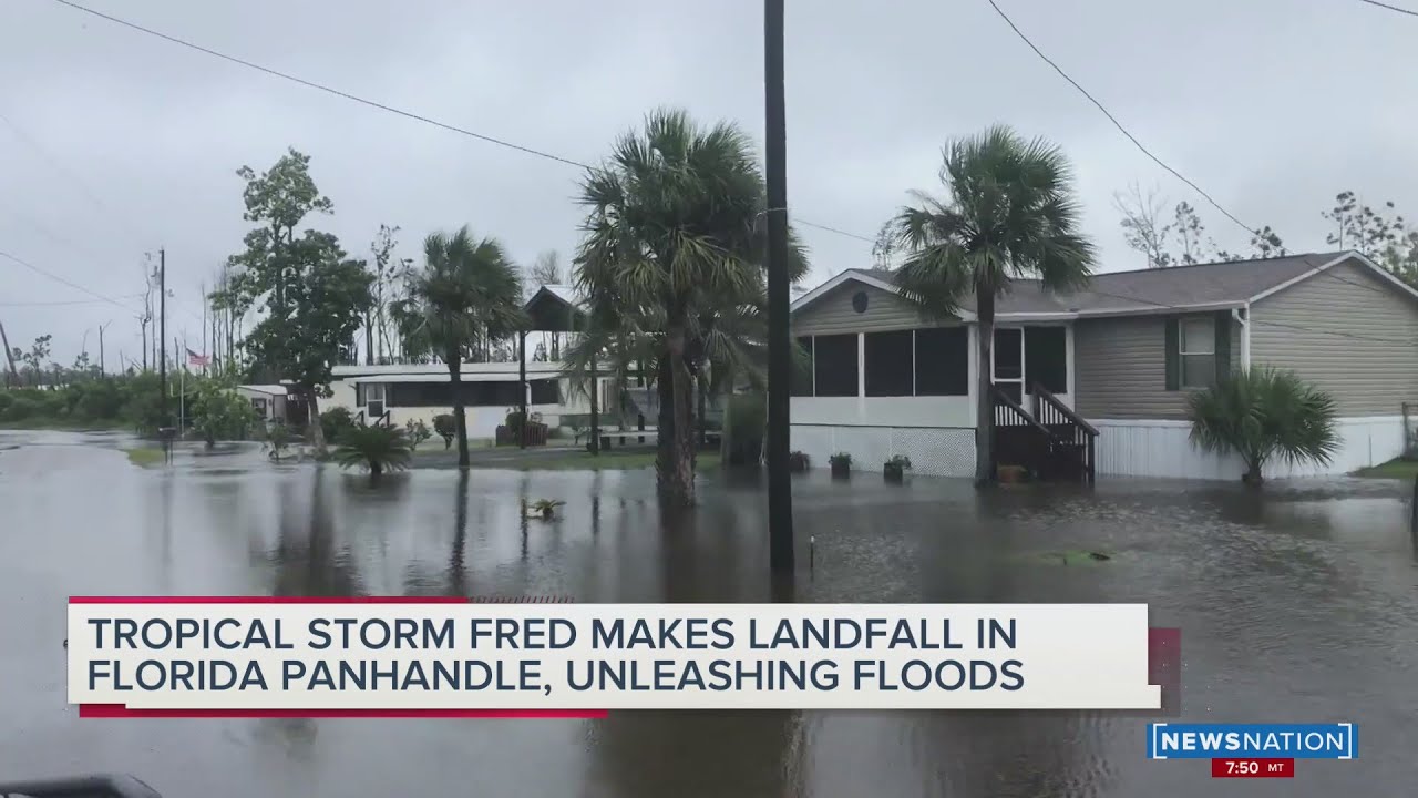 Tropical Storm Fred makes landfall in Florida