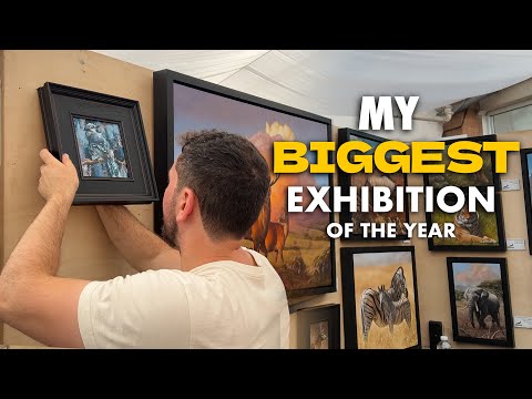 The UPS and DOWNS of Art Exhibitions | Tour my BIGGEST Exhibition of the Year