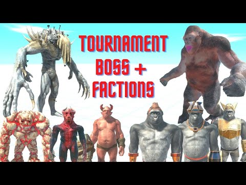 TOURNAMENT -  BOSS GORO + PRIMATES VS BOSS SCOURGE + INFERNALS -  ANIMAL REVOLT BATTLE SIMULATOR