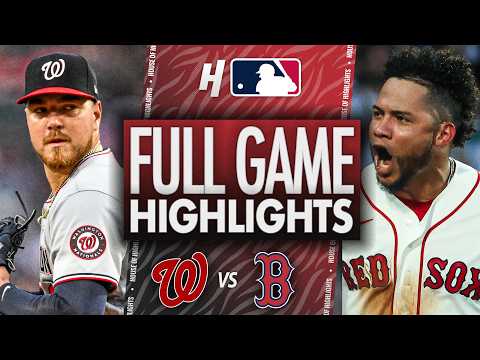 보스턴 VS 워싱턴 1:8 MLB 하이라이트