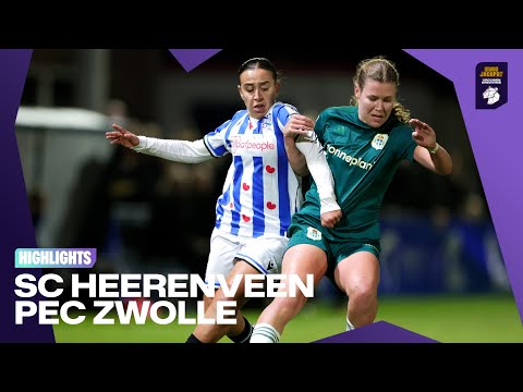 ENKEL DOELPUNT van HUIZENGA voldoet! 💪 PEC wint | Highlights sc Heerenveen - PEC Zwolle