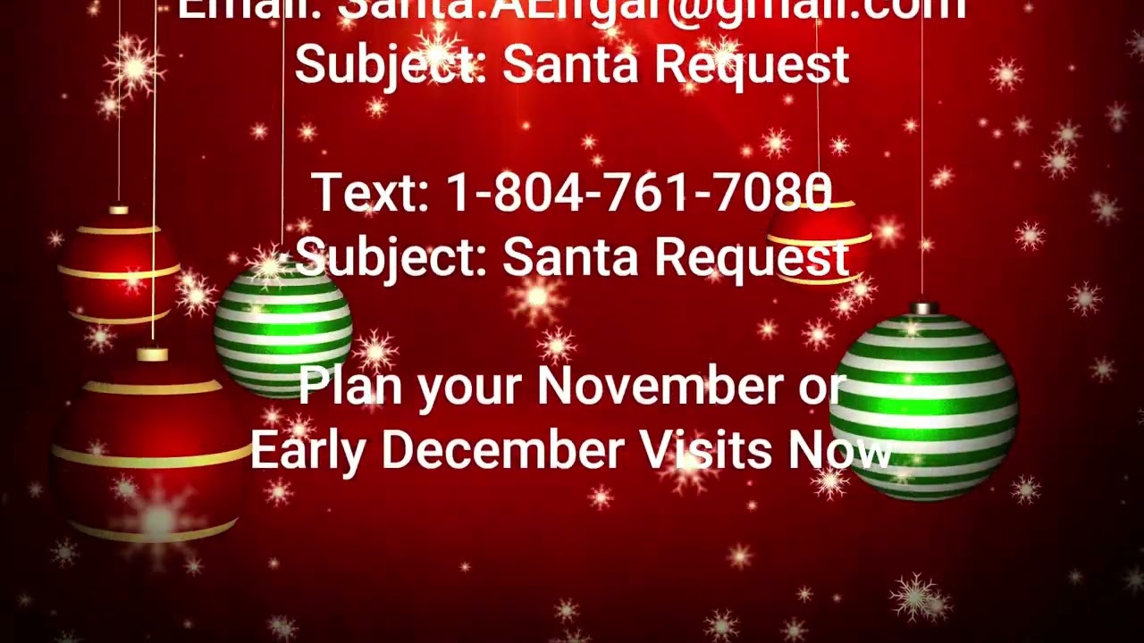 Promotional video thumbnail 4 for Christmastime Tidings Santa Services