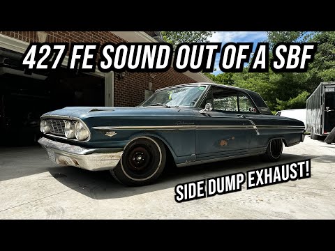 1964 Fairlane New Custom Exhaust! Sounds ROWDY! 289 or 427?